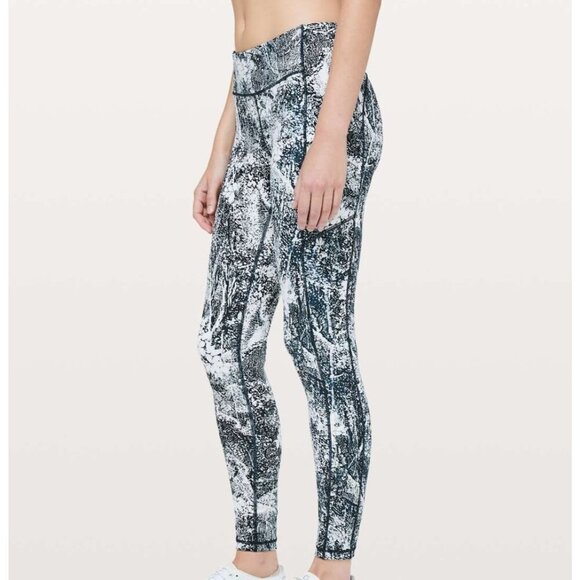 Lululemon Speed Up Tight 28" Luxtreme Wildwood Multi Print Leggings Women's 4 - Picture 1 of 8